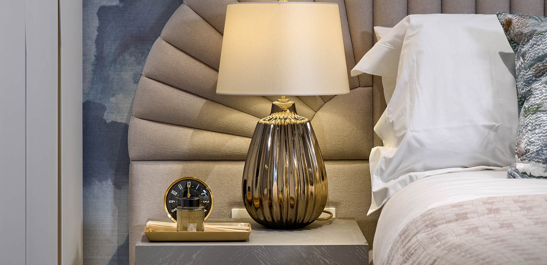 The Helix Showhome bedroom closeup