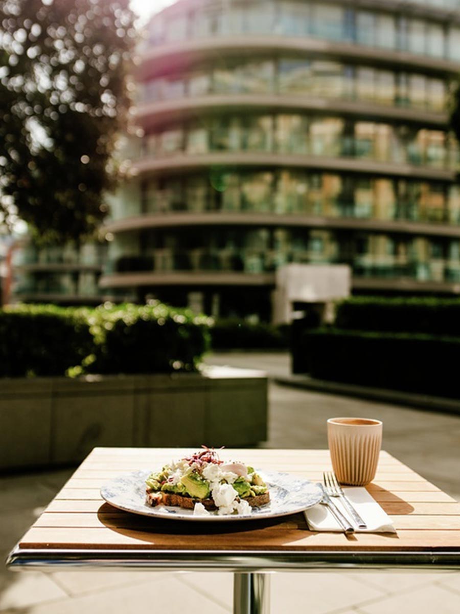 Image of food at a restaurant in Fulham Reach
