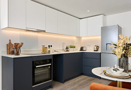 Fulham Reach home dining and kitchen