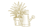 An icon of a Plant and watering can