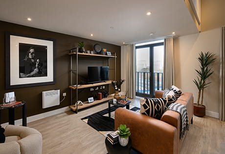 Glasswater Locks, home, spacious living area