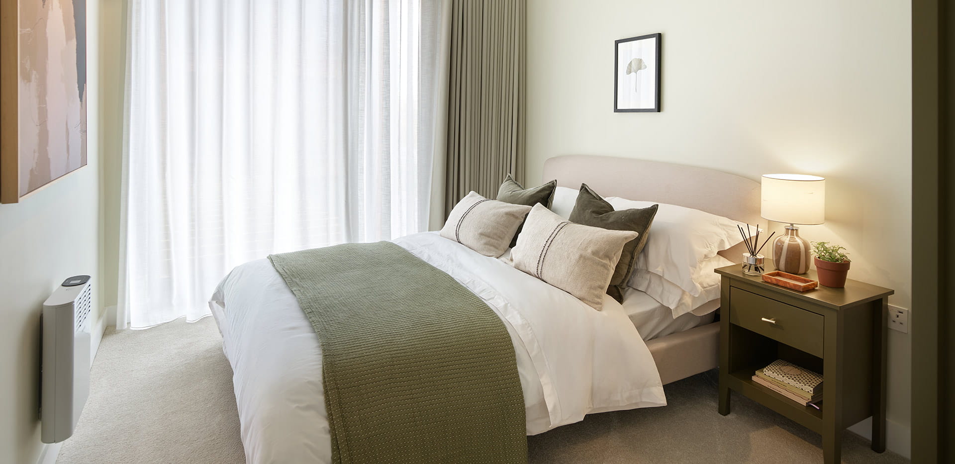 Glasswater Locks light and spacious bedroom