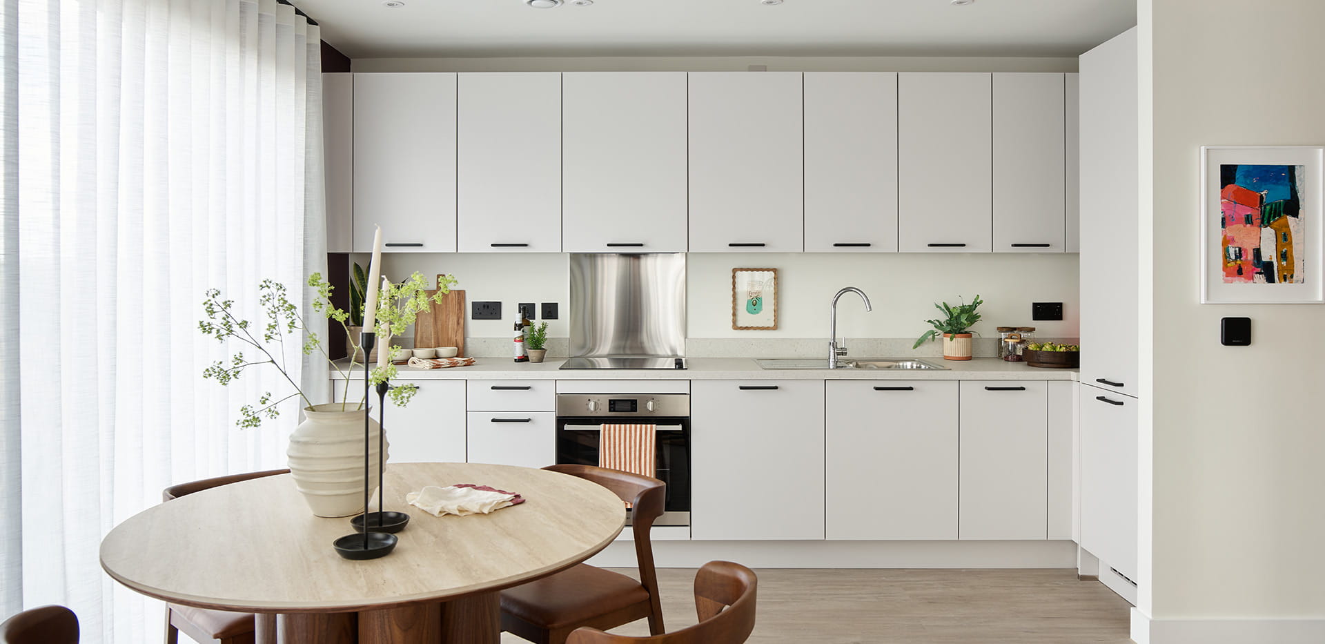 Glasswater Locks spacious kitchen