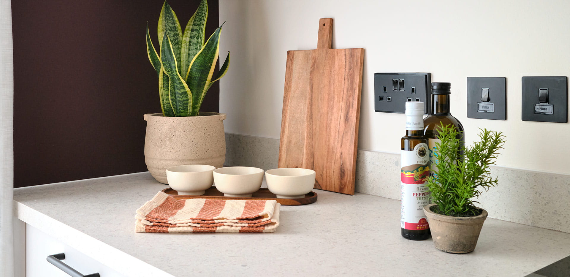 Glasswater Locks kitchen details