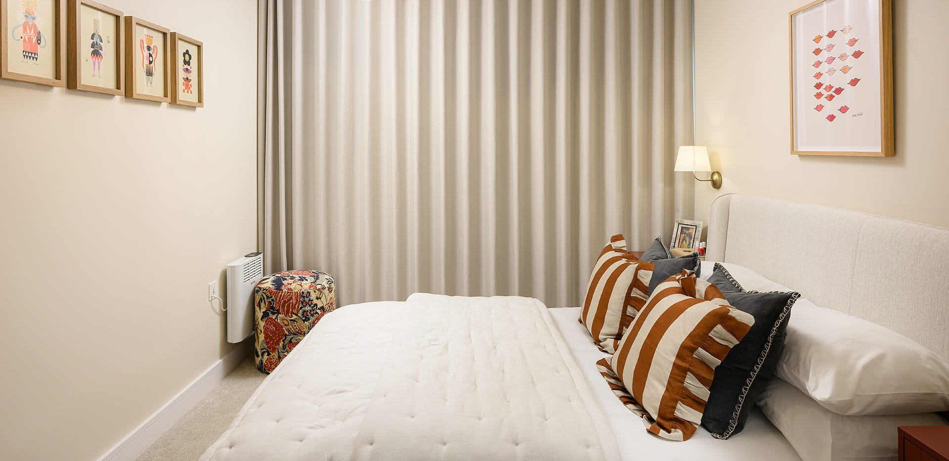 Image of a bedroom within a Glasswater Locks showhome