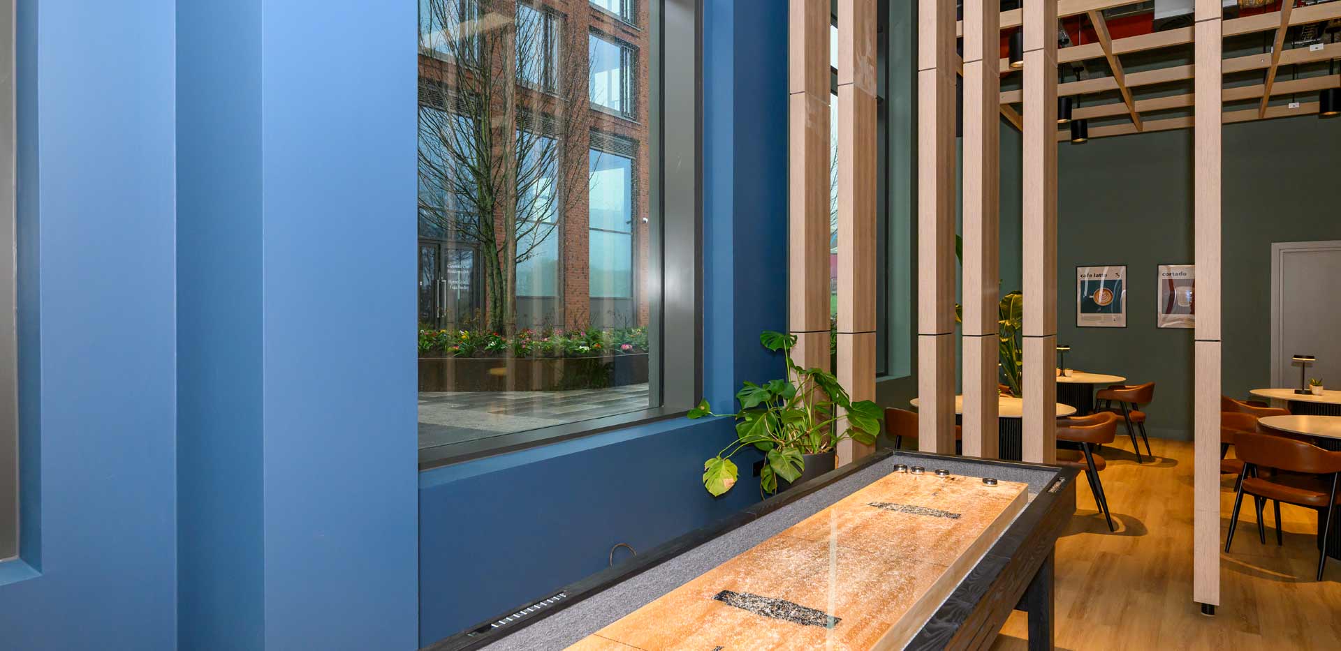 Glasswater Locks resident facilities showing lounge area