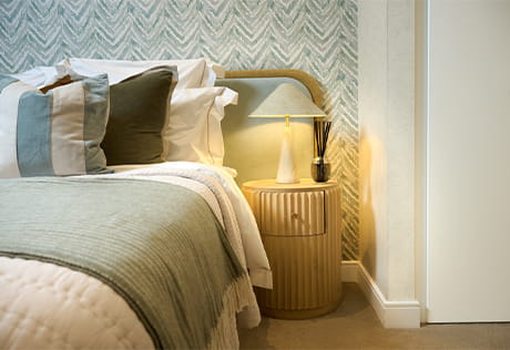 An interior Bedroom image at The Capri Showhome at Grand Union