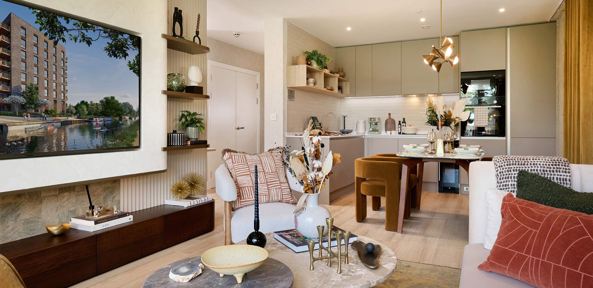 Grand Union well decorated living area