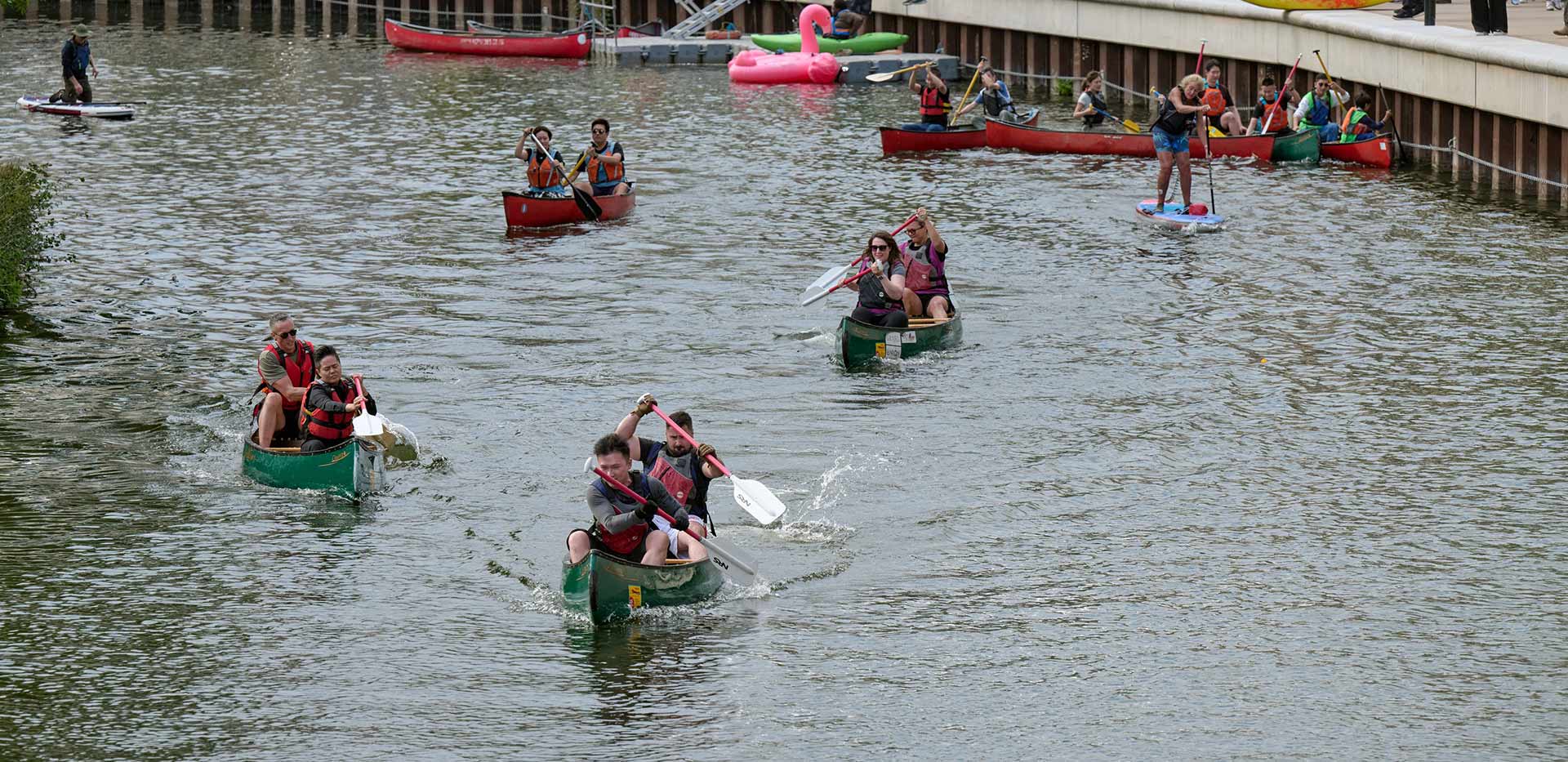 Grand Union boat race day