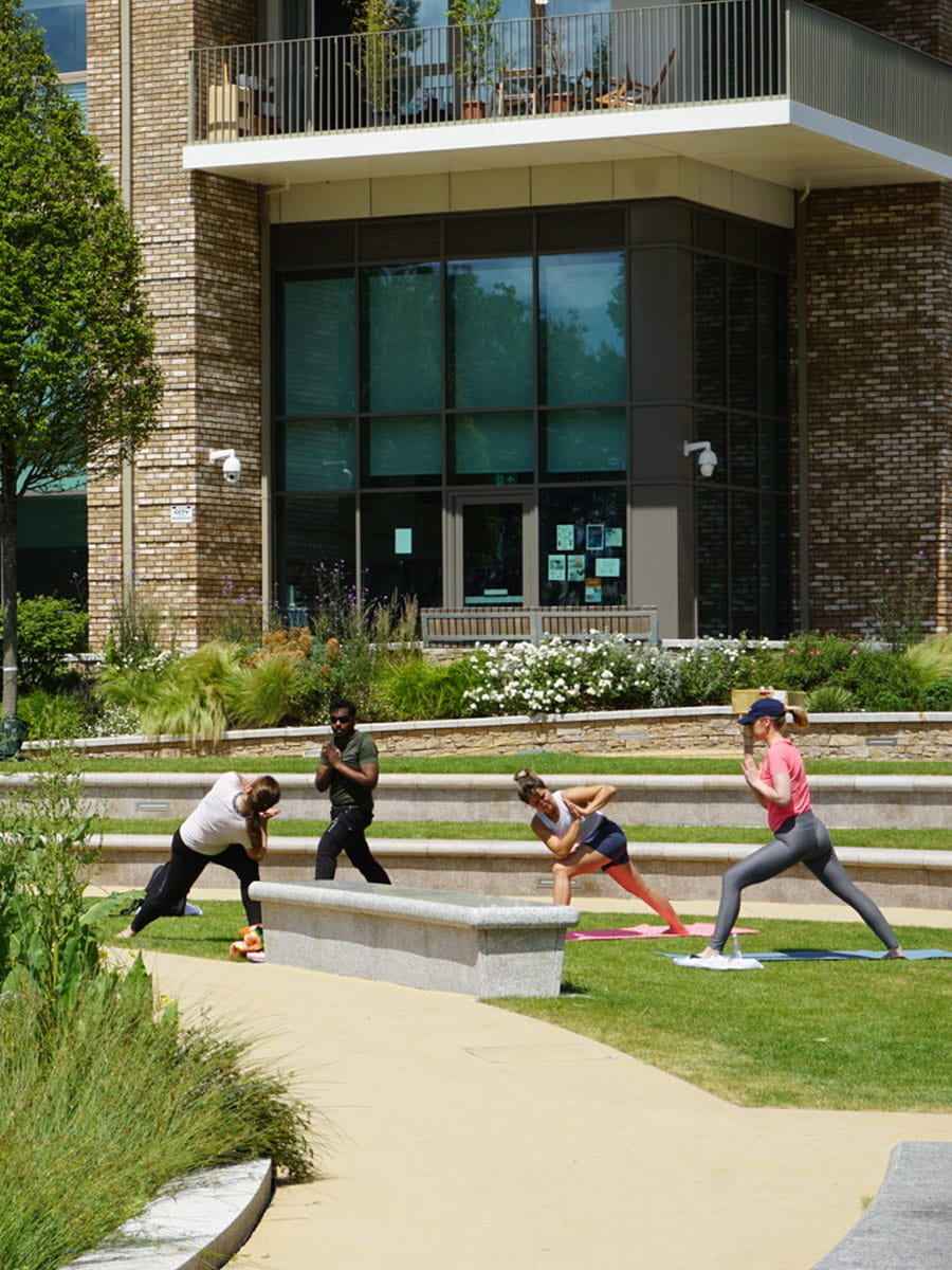 An image of people enjoying one of Grand Unions neighbourhood events
