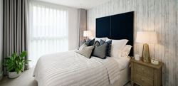 Interior bedroom image of a Waterview House showhome