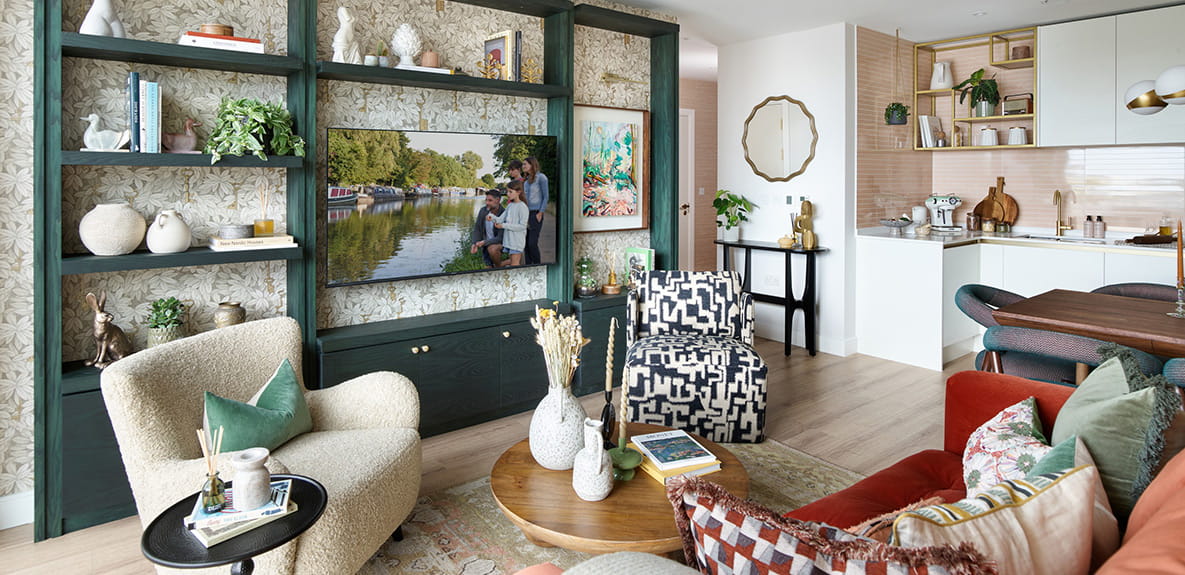 Image of a living area within a Grand Union showhome