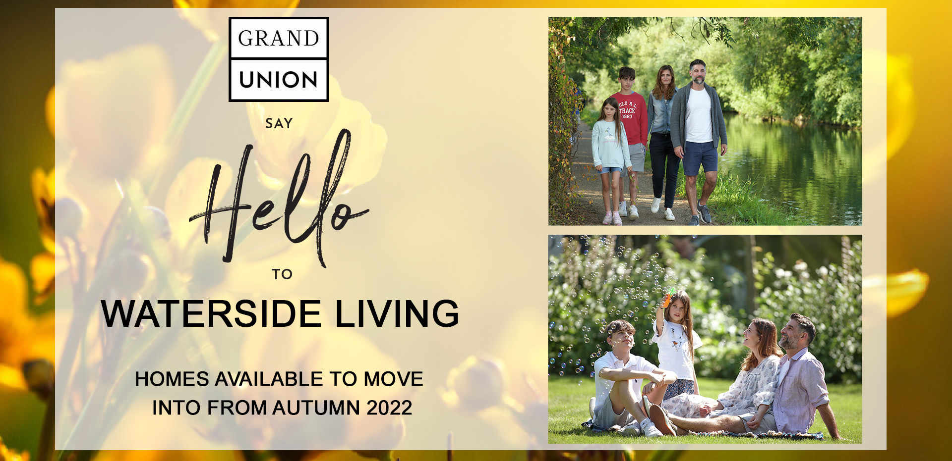 St George, Grand Union, Flexible Homes for Flexible Living, Header