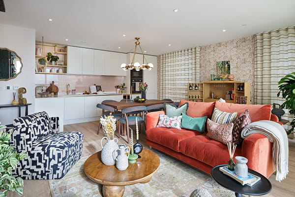 Image of a living area at a Grand Union showhome