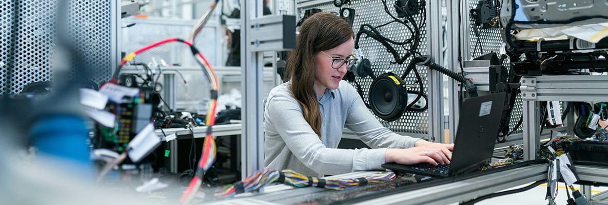 Work being done at the WestTech Corridor.