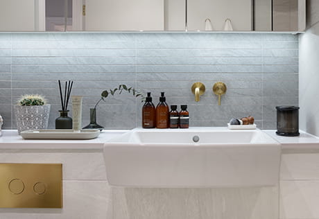 An interior Bathroom area at Grand Union