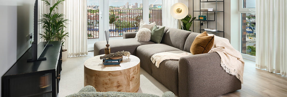 Grand Union newly unveiled Showhome - living