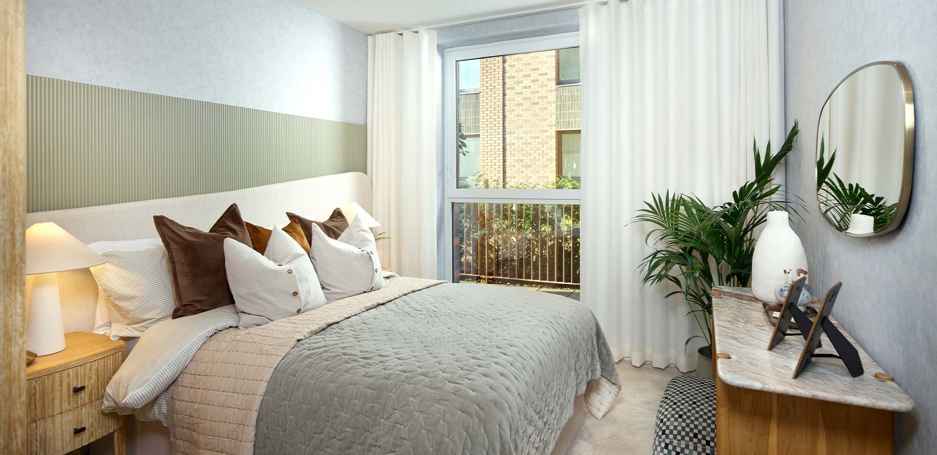 An interior image of a bedroom at The Willow