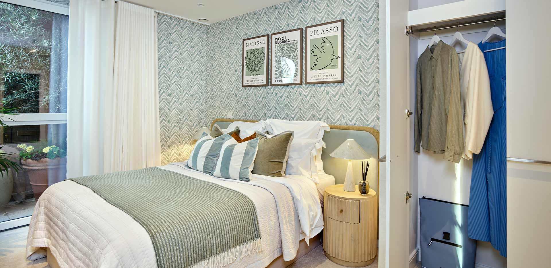 An interior image of a bedroom at The Willow