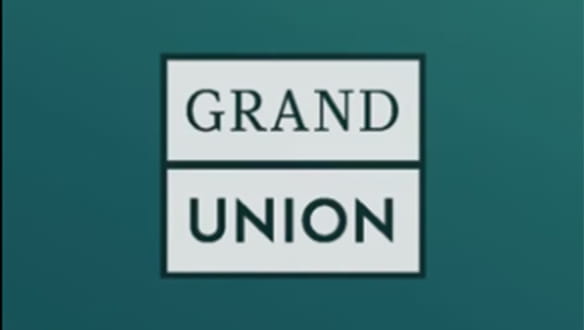 Grand Union Logo against green background