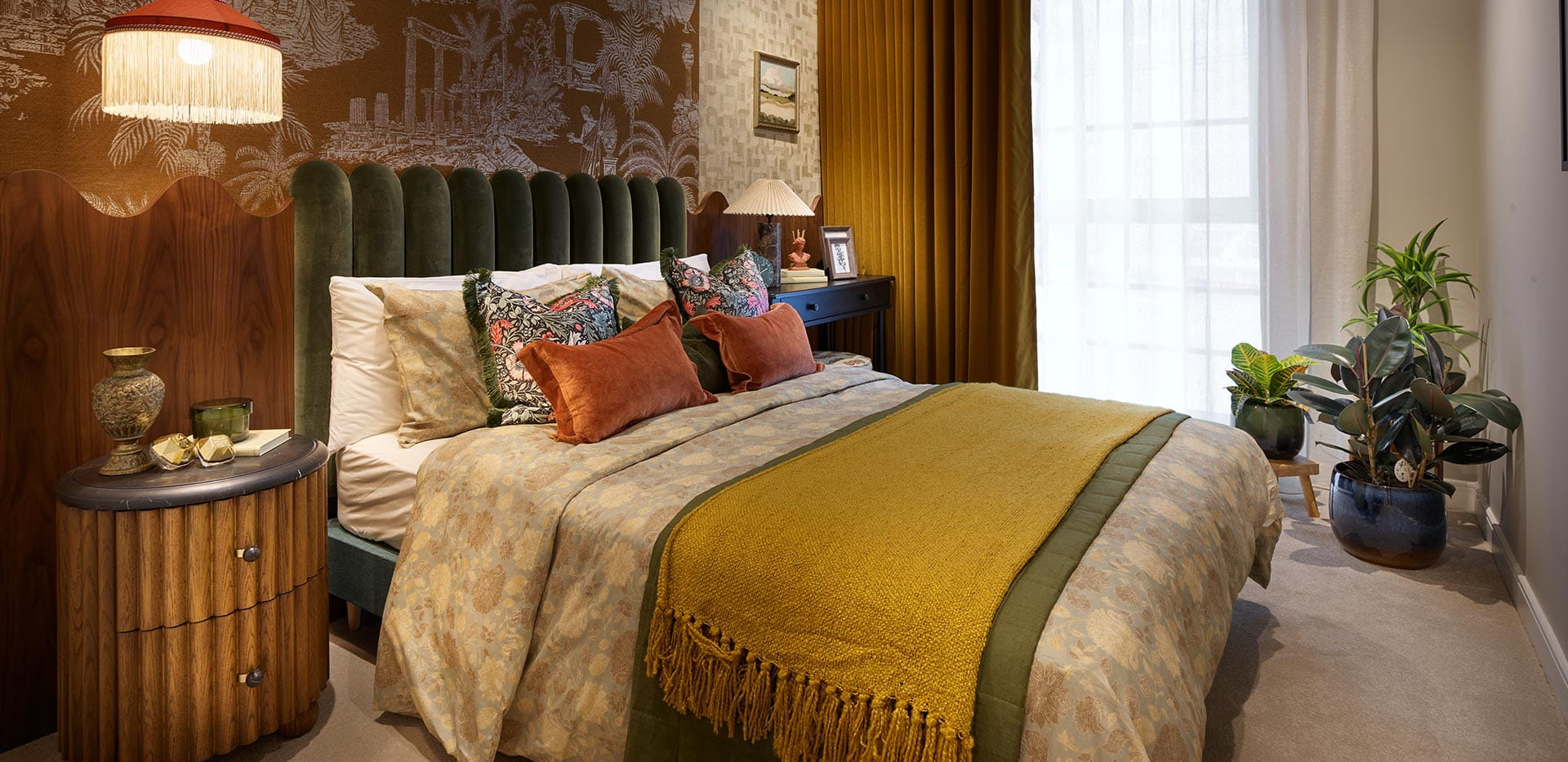 Interior bedroom image at a Waterview House showhome