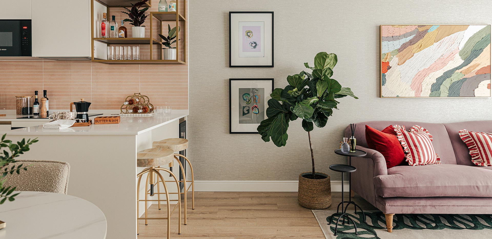 Interior kitchen image at a Waterview House showhome