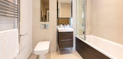 The Longwater Collection bathroom with light design