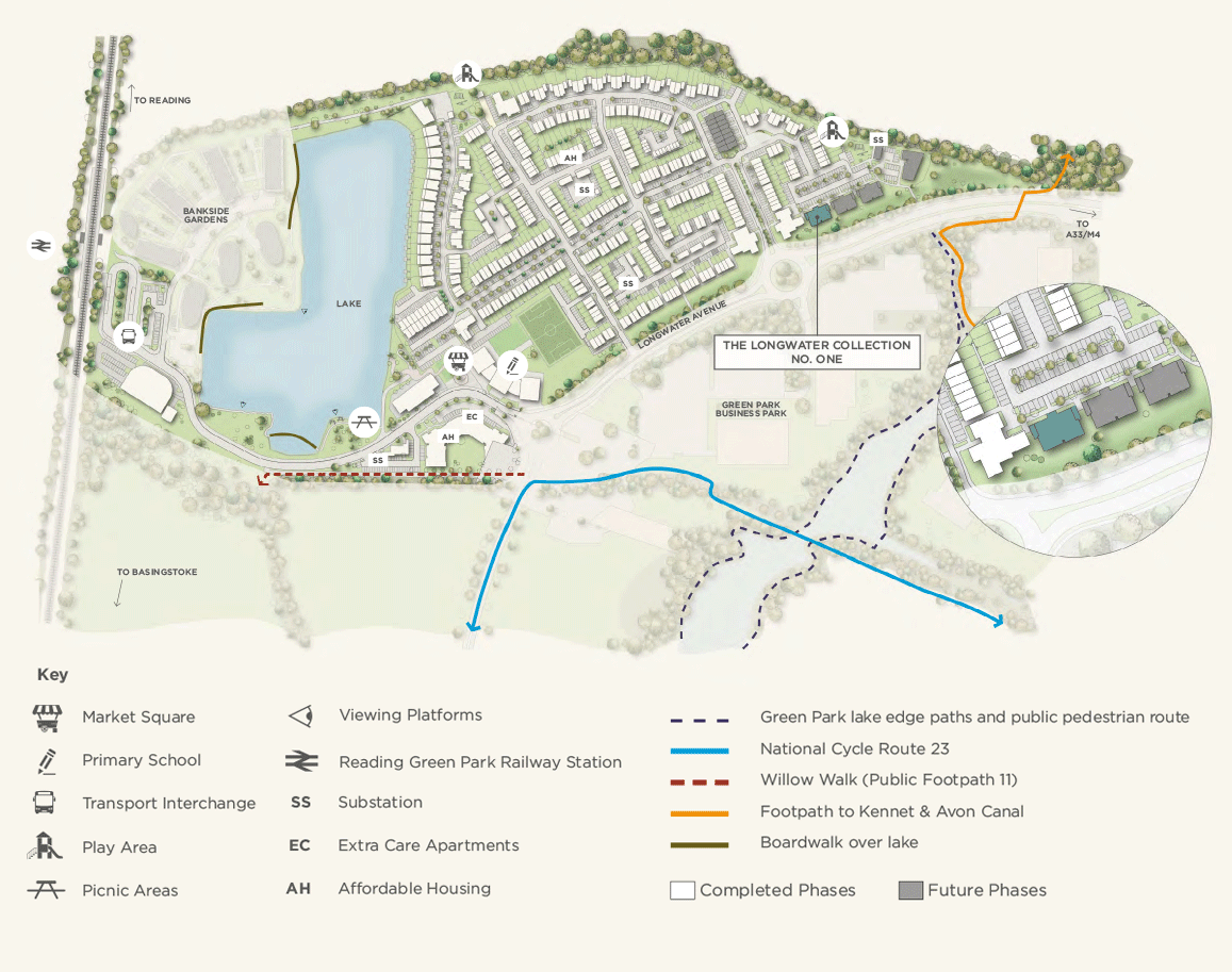 Green Park Village, The Longwater Collection, Site Plan