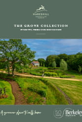 Frontcover brochure of the Grove Collection displaying a new build property
