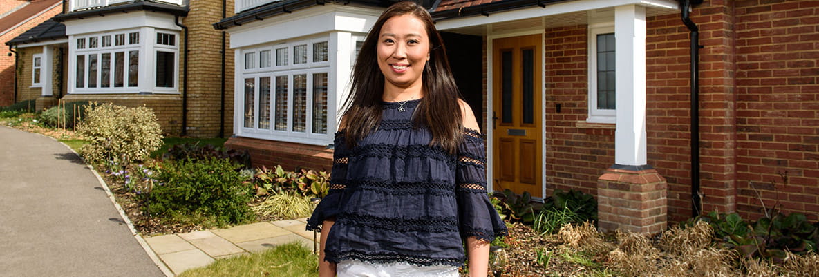 Veronica in her new home at Hareshill