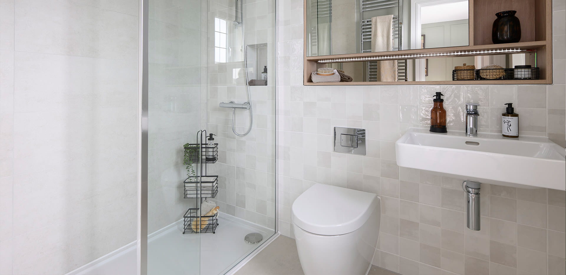An interior image of the  En Suite