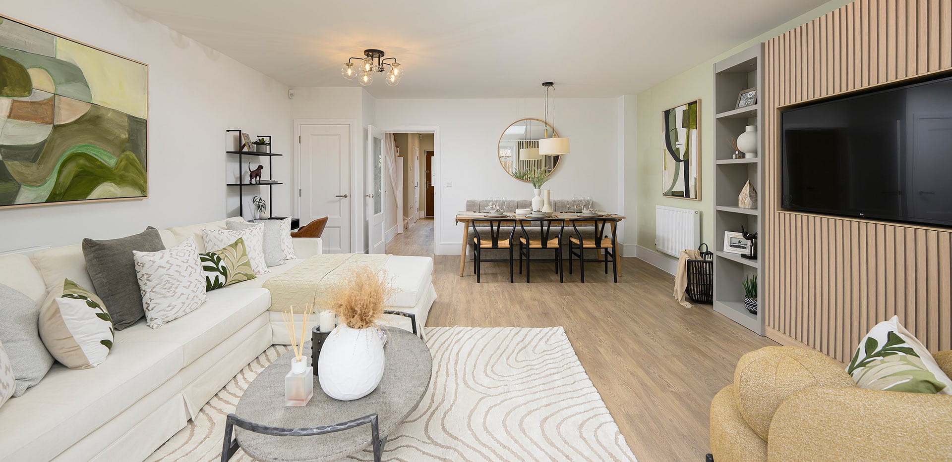 An interior Living / Dining area image