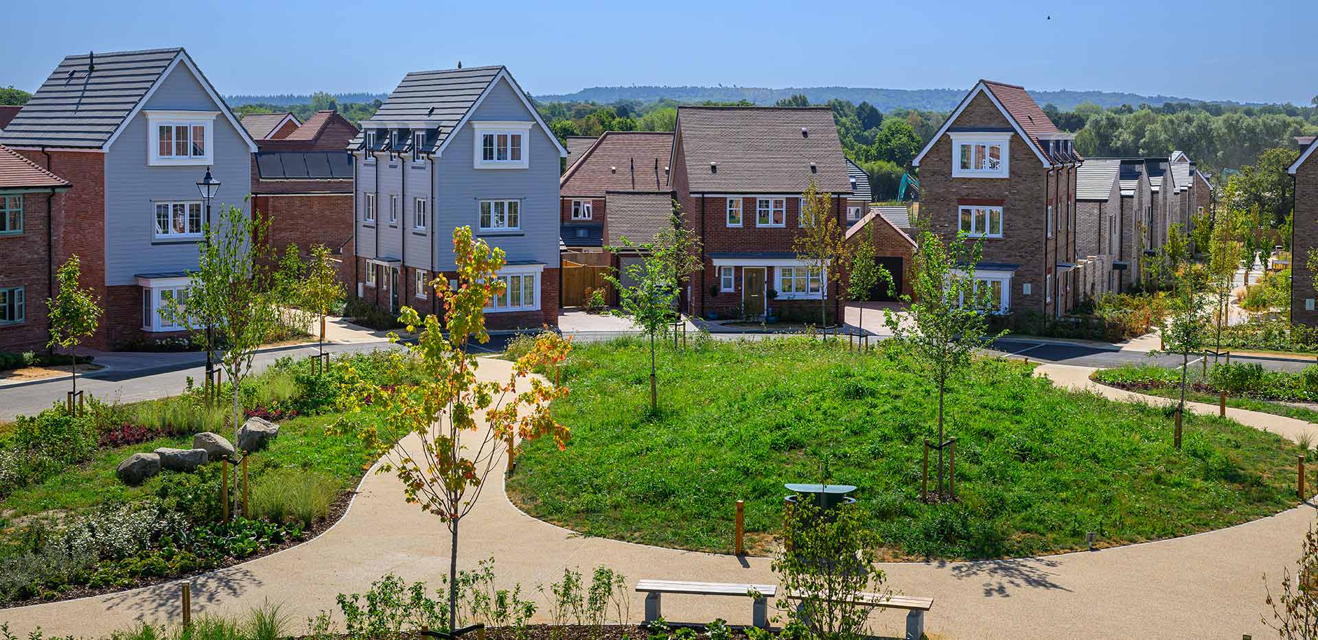 An exterior photograph of a Street Scene from Hareshill