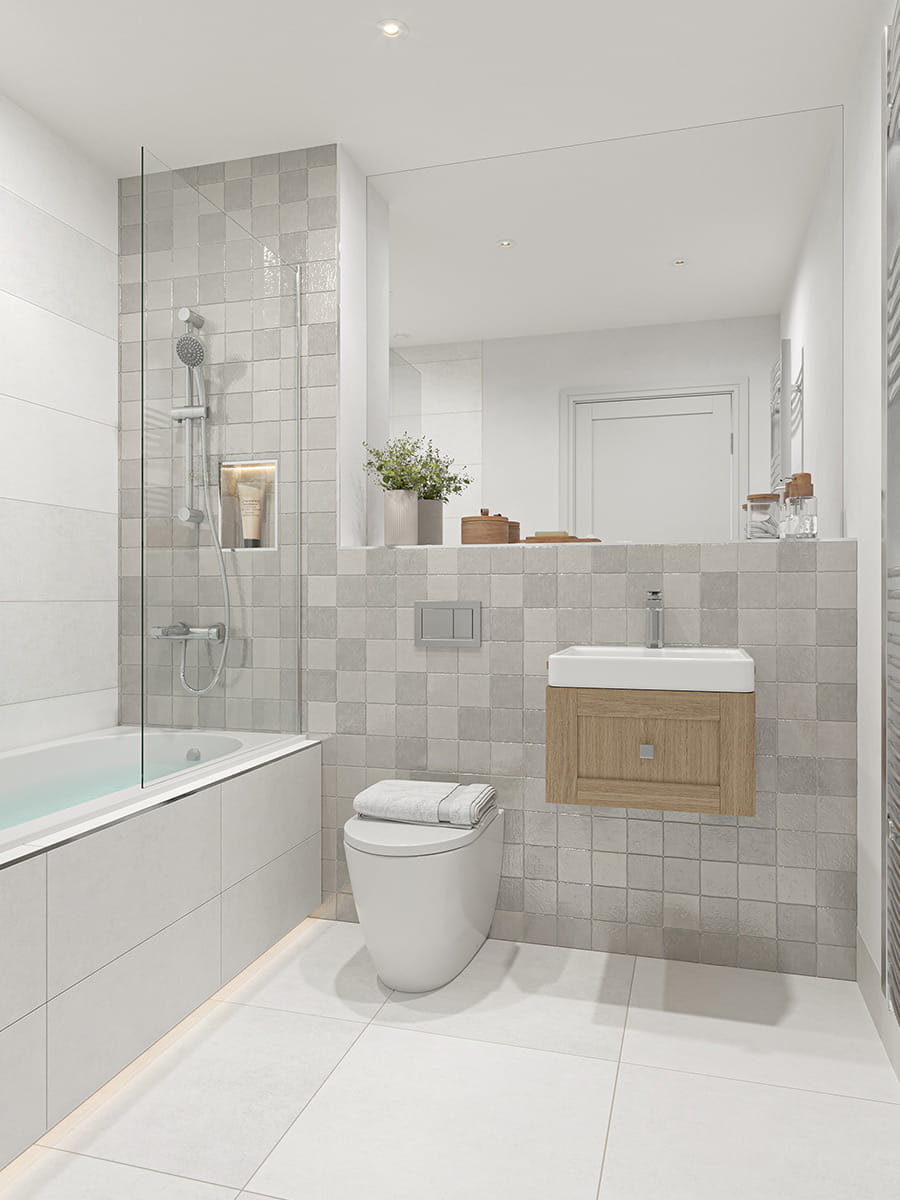 Bathroom specification style 1 at The Bloom Collection