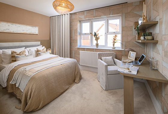 Hareshill - The Bloom Collection spacious bedroom