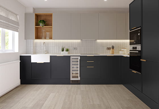 An image of the Style 4 Kitchen at Hareshill
