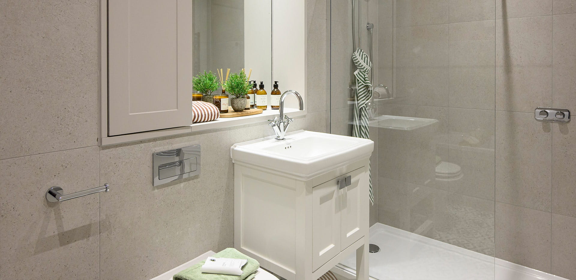An interior Bathroom image at the 2 Bedroom Showhome at Hartland Village