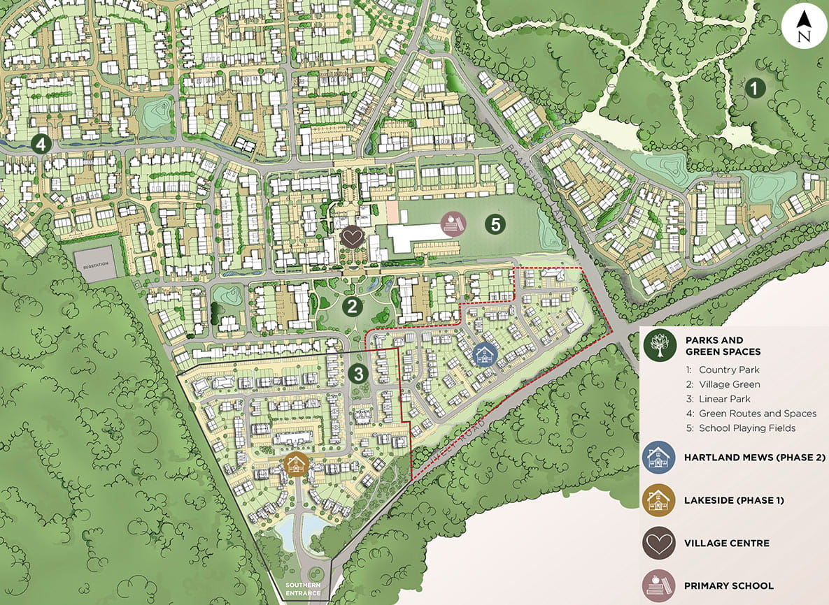 Hartland Village - Site Plan