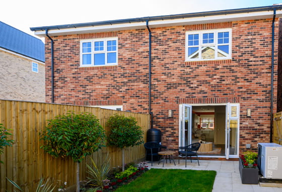 Hartland Village Pinewood Green House Specification: Rear Garden