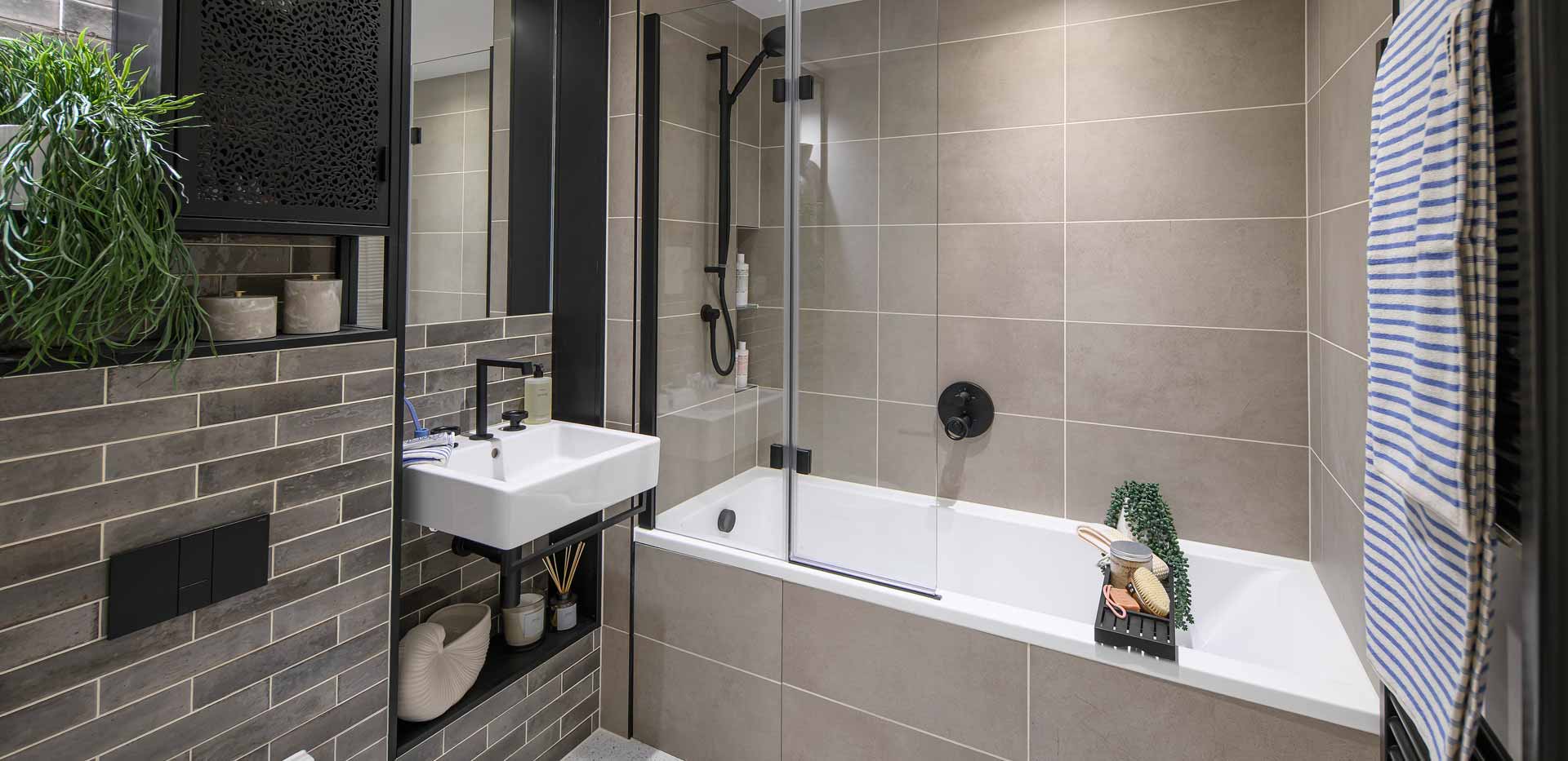 Modern design bathroom