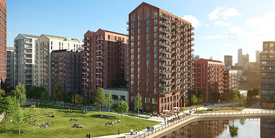 An exterior image of Heron Wharf on a warm sunny day