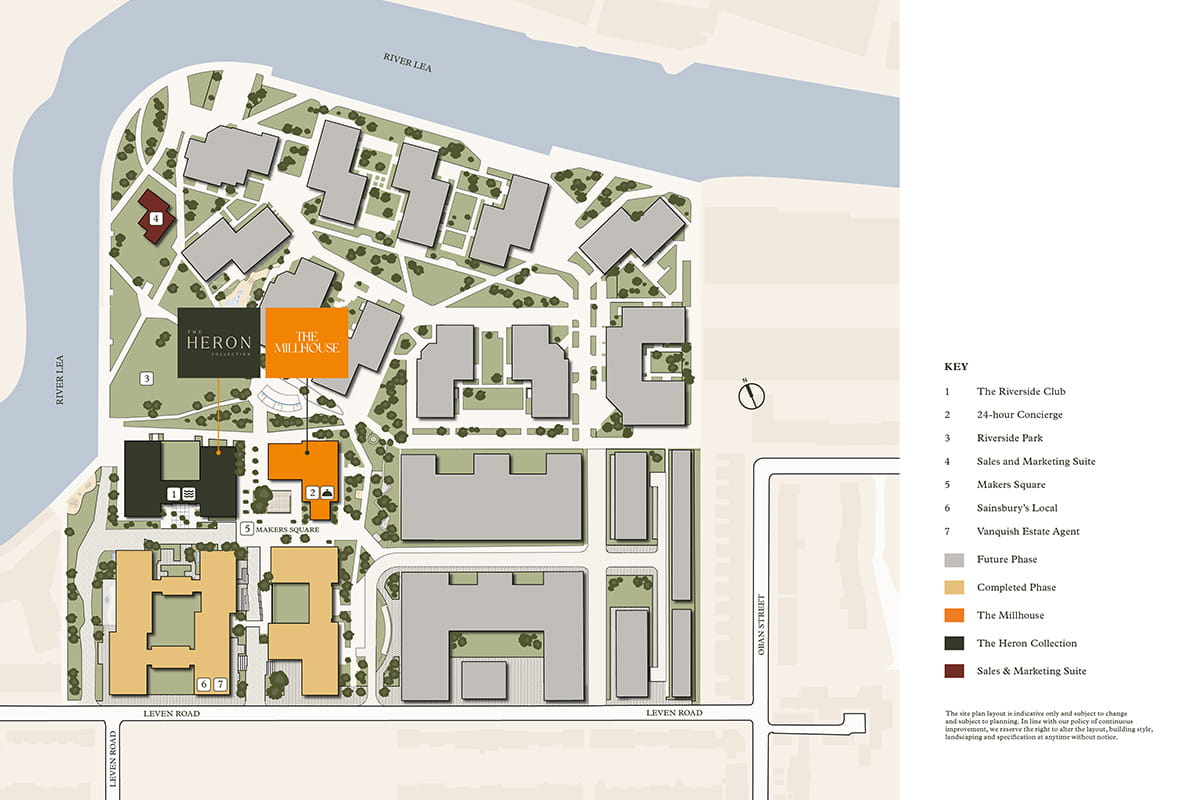 Heron Wharf Site Plan