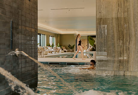 A view of the different pool area at The Riverside Club