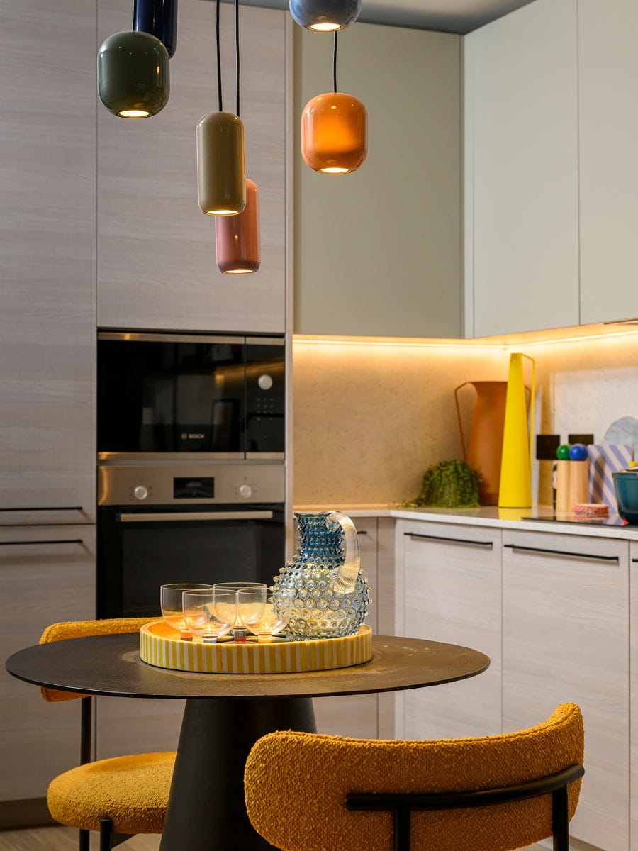 Heron Wharf The Millhouse showroom interior kitchen space