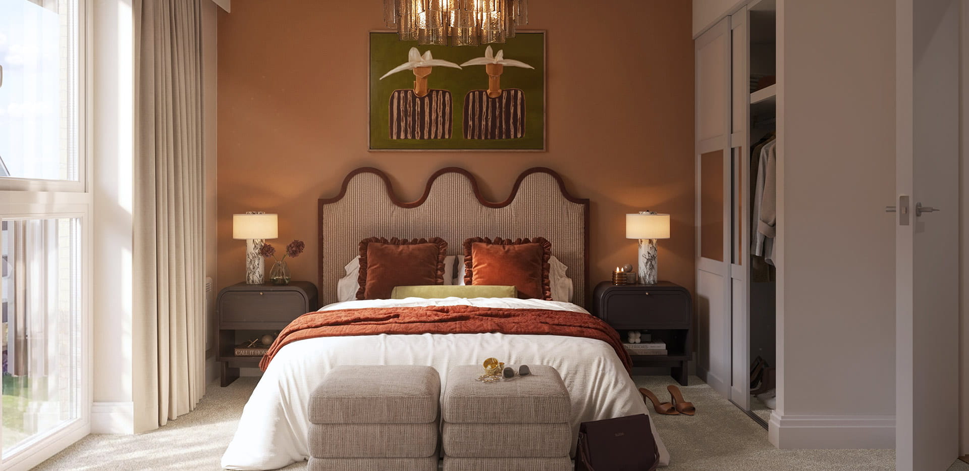 An interior Bedroom image at Hertford Locks