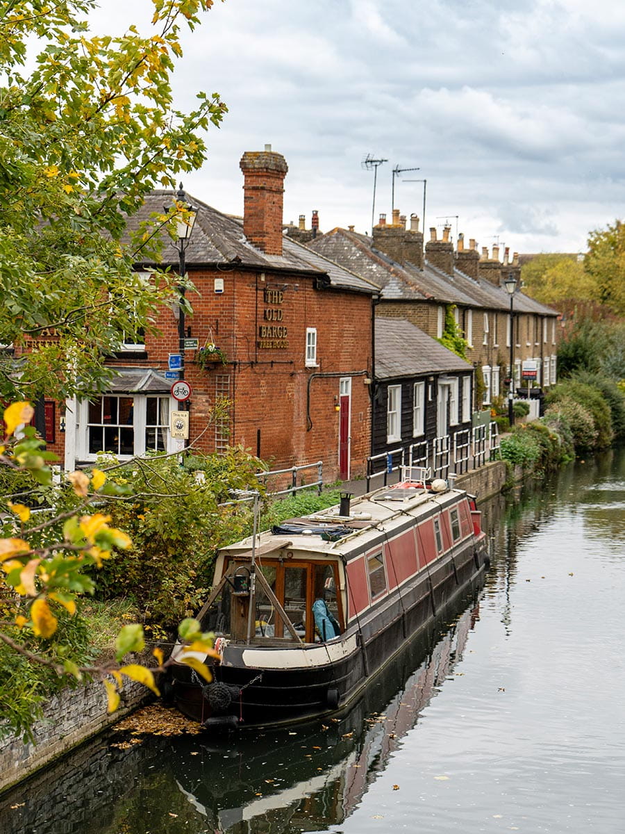 Hertford local area, river boat