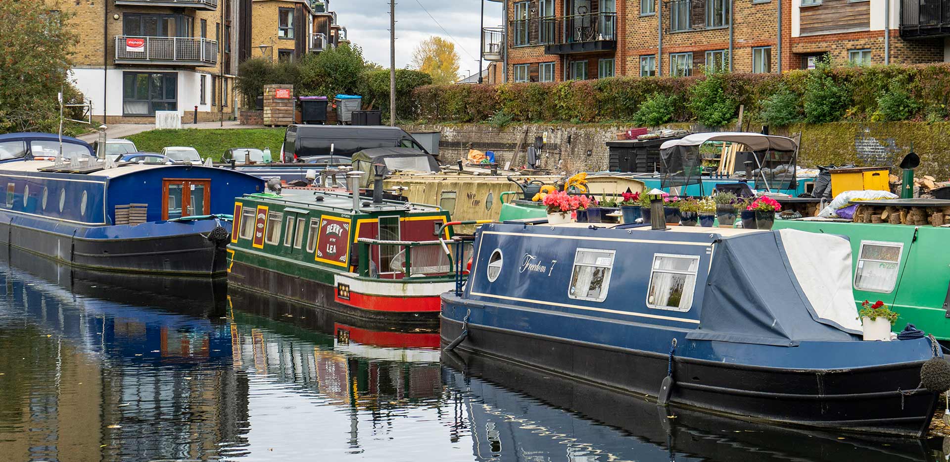 Hertford local area, river boats