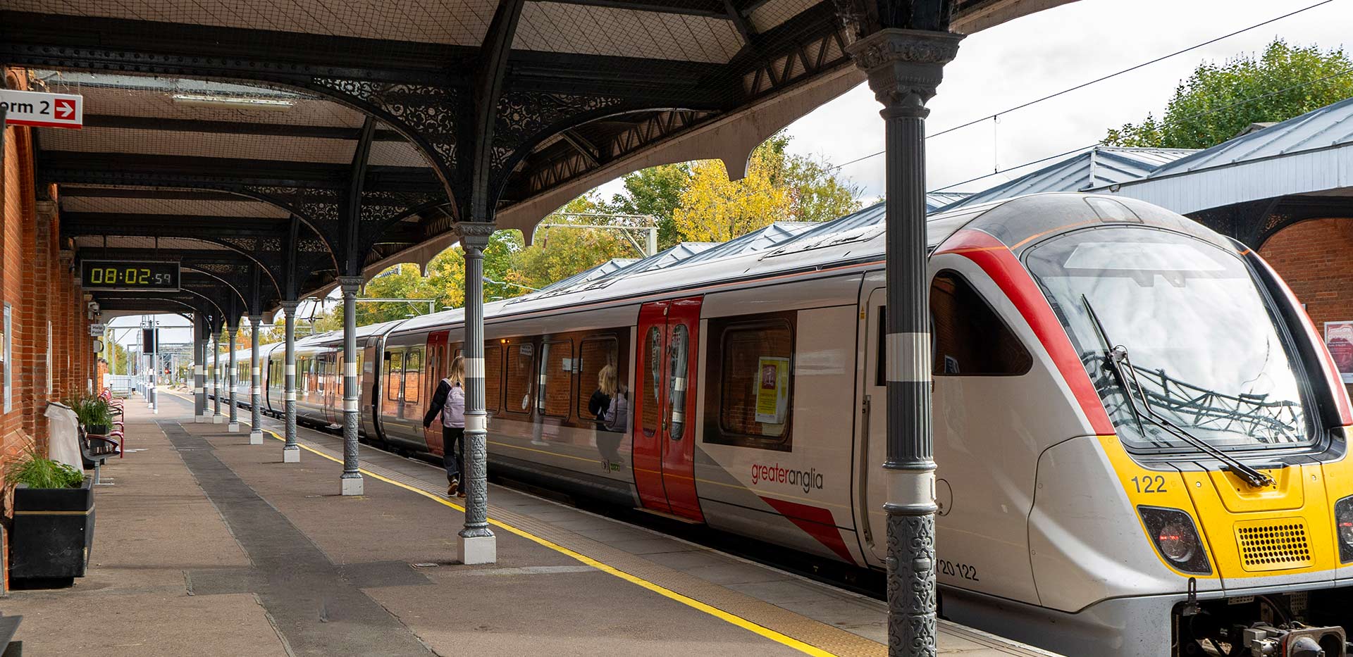 Hertford local area, train station