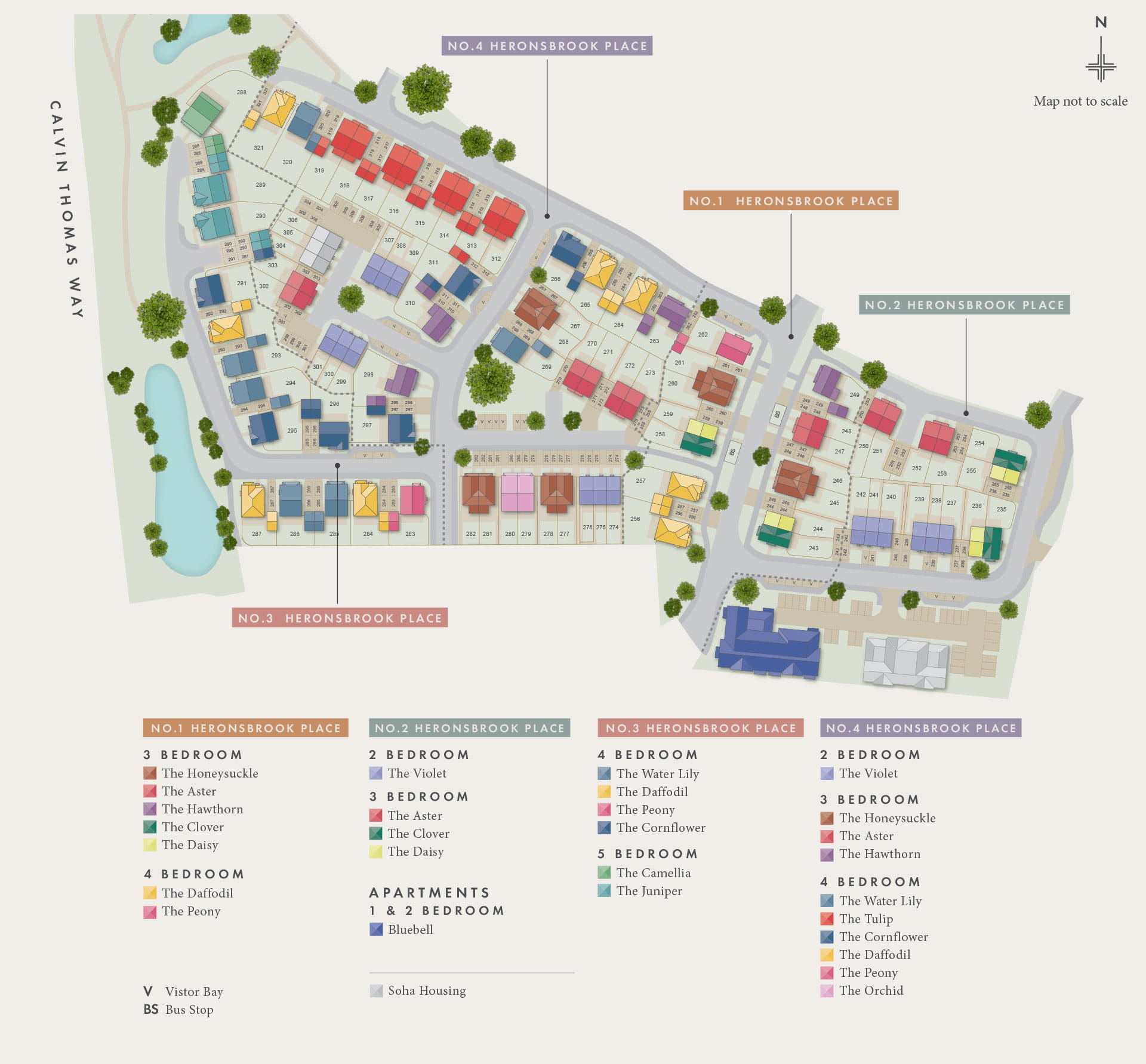Image of overhead phase 3 Site Plan at Highcroft