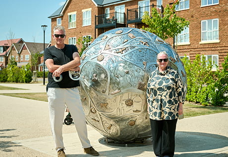 Public Art unveiled at Highcroft